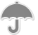Regenschirm geöffnet Icon